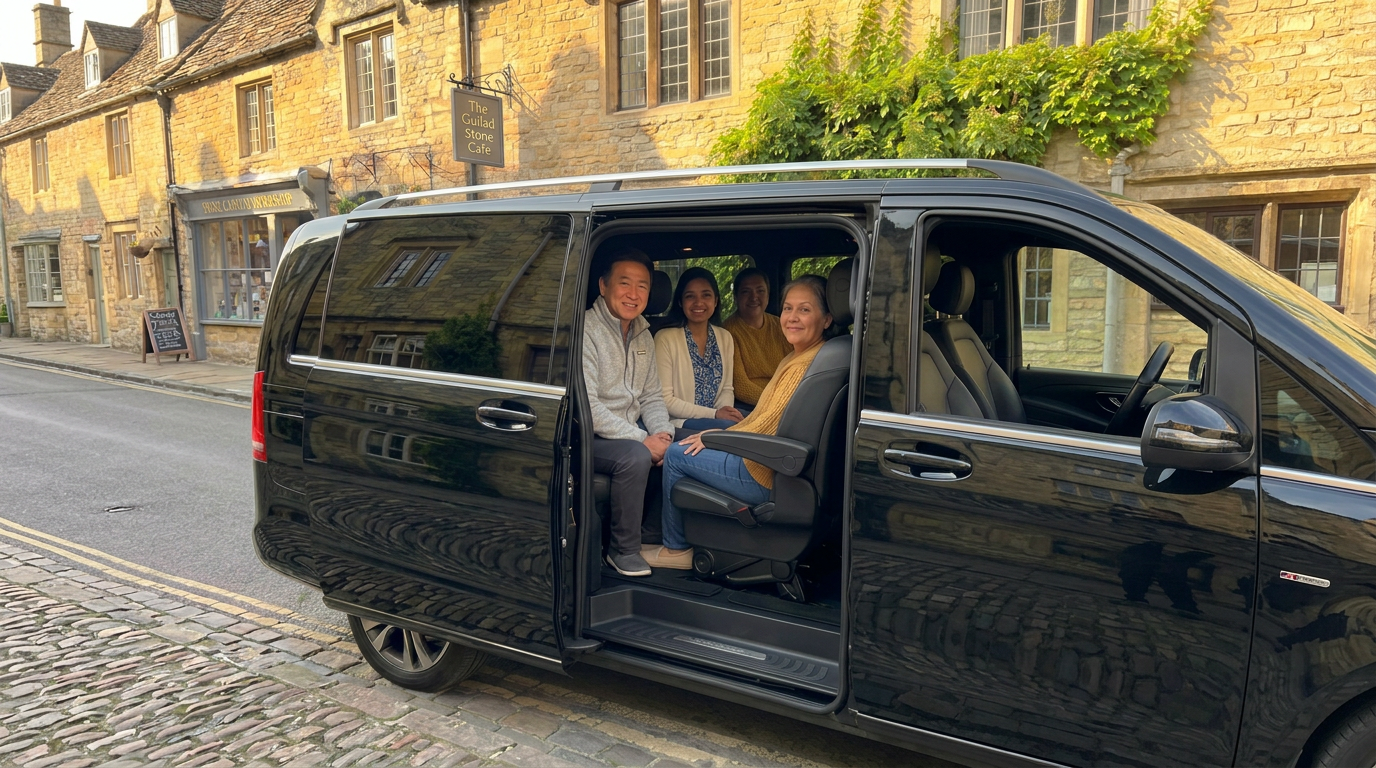 Family café stop on a DayVoy private tour