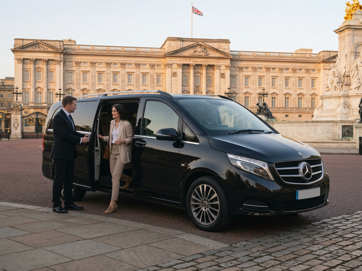 Mercedes V-Class at Buckingham Palace